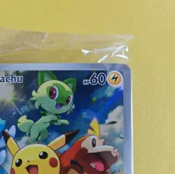 Sealed Pikachu SVP 27 Paldea Evolved Black Star Promo Card Pokemon. Sealed - Image 2