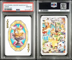 PSA 10 Magikarp Joker Playing Cards Pokemon Center Nagoya Limited 2015 Japanese - Image 1