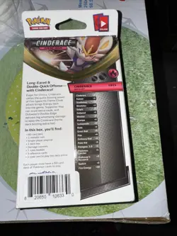 Pokemon Sword and Shield-Rebel Clash Themed Starter Deck - Cinderace Pokemon B1 - Image 2