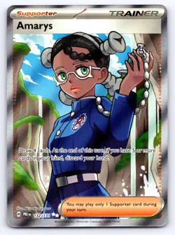 Amarys 132/131 Ultra Rare Prismatic Evolutions Near Mint - Image 1