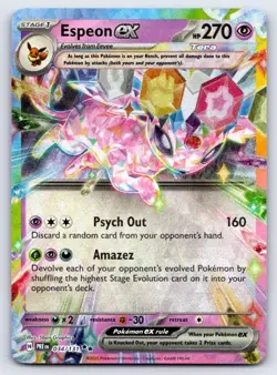 Espeon ex 034/131 Holo Double Rare Prismatic Evolutions Pokemon Near Mint - Image 1
