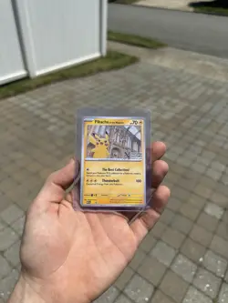 Pokemon Pikachu At The Museum Fan Art Regular Size Promo Card Custom - Image 2