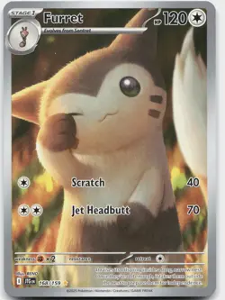 Furret 168/159 Illustration Rare Journey Together Pokemon Near Mint - Image 1