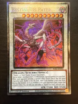 Bystial Dis Pater (STARLIGHT RARE) RA05-EN041 (NM/M) 1st Ed Yu-Gi-Oh! Konami - Image 1