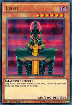 Jinzo 1st Edition Ultra Rare Duelist Saga DUSA-EN045 LP - Image 1