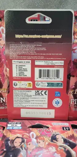10x One Piece Card Game EB-03 One Piece Heroines Edition Sleeved Booster Pack - Image 3