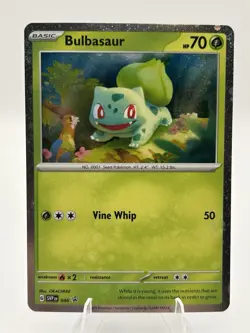 Bulbasaur - 046 (Cosmos Holo) Sv: Scarlet & Violet Promo Cards Holo W SWIRL💫 - Image 1