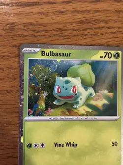 Bulbasaur - 046 (Cosmos Holo) Sv: Scarlet & Violet Promo Cards Holo W SWIRL💫 - Image 3