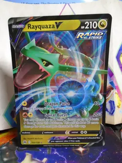 Rayquaza V 100/159 - Jumbo Card - NM - Crown Zenith - Fast Free Shipping! (a) - Image 1