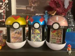 Pokeball Tin Card Display Insert | TCG Holder PSA | Collector Display | Set of 2 - Image 1