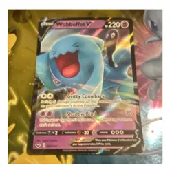 Pokemon Wobbuffet V Sword & Shield 086/202 Ultra Rare Holo Basic 220 HP English - Image 1