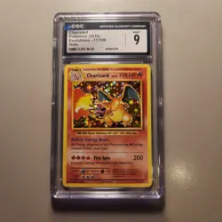 2016 Pokemon Evolutions Charizard 11/108 Holo CGC 9 Mint - Image 1