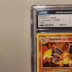2016 Pokemon Evolutions Charizard 11/108 Holo CGC 9 Mint - Image 5