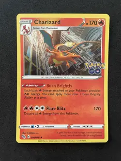 Charizard 010/078 - Pokemon GO - NM - Image 1
