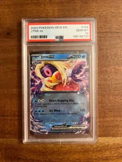 Pokemon TCG SCARLET & VIOLET 151 : JYNX EX Rare Holo #124 - PSA Grade 10 (2023) - Image 1