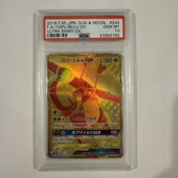 Pokemon Japanese SM8b 244/150 Tapu Bulu GX Ultra Shiny 2018 UR PSA 10 - Image 1