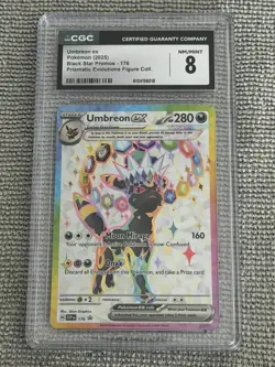 Pokemon Black Star Promos Umbreon ex SVP176 Promo English CGC 8 EX 2025 - Image 1