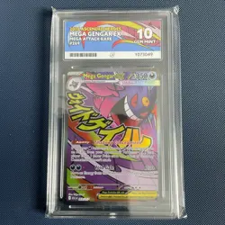 ACE 10 Perfect Pokemon Mega Gengar EX 269/217 Ascended Heroes Perfect Subgrades - Image 1