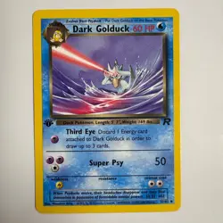 Pokemon TCG Team Rocket 1st Edition Dark Golduck 37/82 NM - Image 1