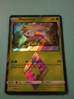 Pokemon Shaymin Prism Star, Prism Rare, Holo, Sm-Team Up, 10/181 - Image 1