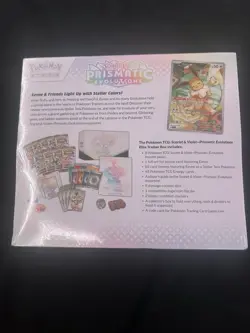 Pokemon TCG Prismatic Evolutions ETB Eevee Booster/Promo NO TEAR NO DENT - Image 4
