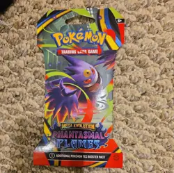 Pokemon TCG PHANTASMAL FLAMES 4 Sleeved Booster Packs New Sealed Lot of 4 Packs - Image 2