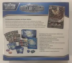 Pokemon TCG Scarlet & Violet Stellar Crown ETB Elite Trainer Box - Image 2