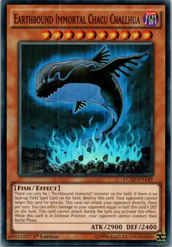 Yugioh Earthbound Immortal Chacu Challhua LC5D-EN149 1st Edition Super Rare NM - Image 1