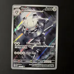 Pokemon TCG Steelix 150/132 ME01 Mega Evolution Holo Illustration Rare 200 HP - Image 1