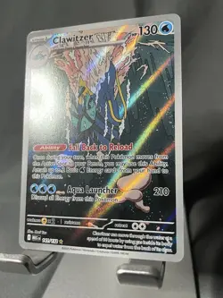 Pokemon Clawitzer Me01: Mega Evolution Illustration Rare 141/132 Holo HP 130 - Image 2