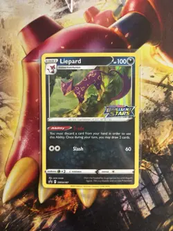 Pokemon TCG Liepard SWSH Black Star Promos SWSH187 Holo Promo - Image 3