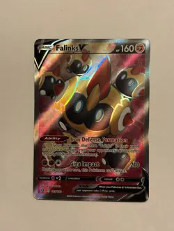Falinks V (Full Art) 185/192 Swsh02: Rebel Clash Holo Pokemon TCG NM - Image 1