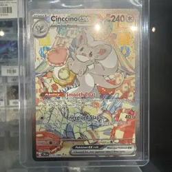 Cinccino ex Special Illustration Rare 119/086 Pokemon Chaos Rising English - Image 1