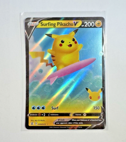 Surfing Pikachu V 008/025 Ultra Rare Holo NM (Pokemon TCG: 25th Celebrations) - Image 1