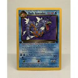 Pokemon TCG Dark Gyarados 25/82 Team Rocket Rare 1st Edition Regular - Image 1