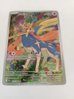 Pokemon TCG Zacian Illustration Rare Full Art Holo 100/094 Me02 130 HP - Image 1