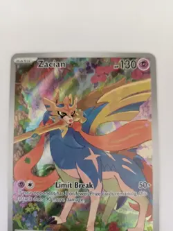 Pokemon TCG Zacian Illustration Rare Full Art Holo 100/094 Me02 130 HP - Image 2
