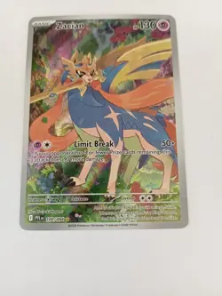 Pokemon TCG Zacian Illustration Rare Full Art Holo 100/094 Me02 130 HP - Image 3