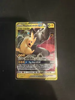 Pokemon Pikachu and Zekrome GX tag team - Image 1