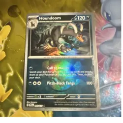 Pokemon TCG Houndoom 063/189 Holo Rare Stage 1 120 HP Pokeball - Image 1