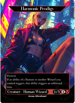 Harmonic Prodigy - Full Art Altered Art Custom Proxy Cards - Image 1