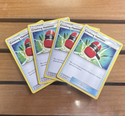 Pokemon TCG - Crushing Hammer 115/149 Sun And Moon - Playset x 4 - Image 1