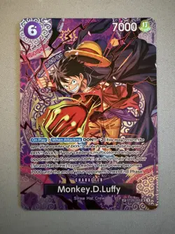 Monkey D Luffy ST26-005 SP one piece, English NM Pack Fresh - Image 1