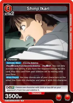 Shinji Ikari Foil - UE15BT/EVA-1-075 NM - Union Arena - Image 1
