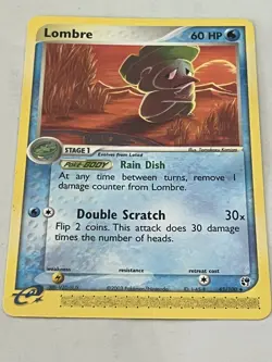 Lombre 45/100 EX Sandstorm Pokemon Card - Image 1