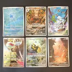 Pokemon TCG 6 Card Lot Twilight Masquerade Regular Phione Shiftry Chatot English - Image 1