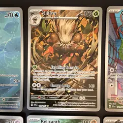 Pokemon TCG 6 Card Lot Twilight Masquerade Regular Phione Shiftry Chatot English - Image 3