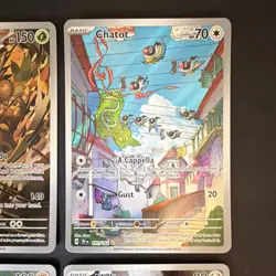 Pokemon TCG 6 Card Lot Twilight Masquerade Regular Phione Shiftry Chatot English - Image 4