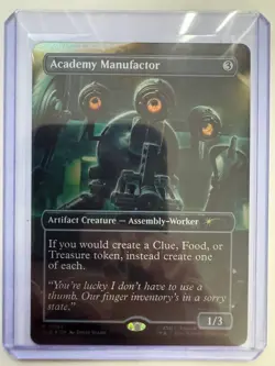 Academy Manufactor #7094 FOIL Secret Lair Fallout Bonus Card NM ENG MTG - Image 1
