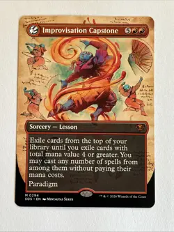 Improvisation Capstone (Borderless) Secrets of Strixhaven Regular - Image 1